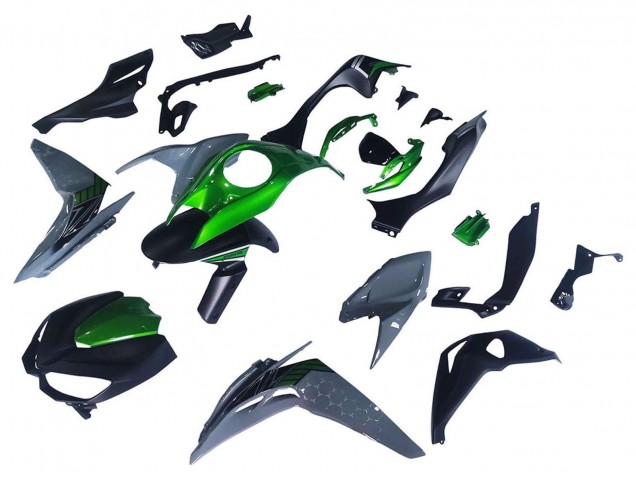 2014-2019 Kawasaki Z1000 Motorcycle Fairings - Black Green Grey Australia