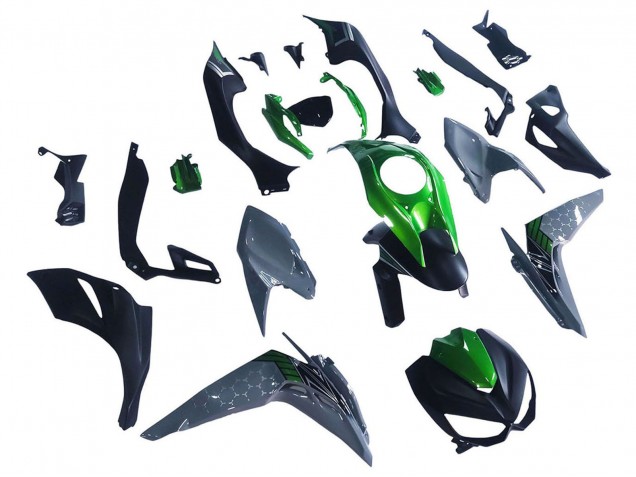 2014-2019 Kawasaki Z1000 Motorcycle Fairings - Black Green Grey Australia