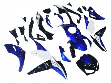 Affordable 2014-2019 Kawasaki Z1000 Motorcycle Fairings - White Blue Black Australia