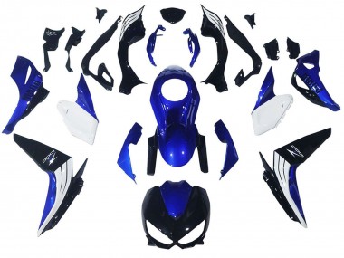 Affordable 2014-2019 Kawasaki Z1000 Motorcycle Fairings - White Blue Black Australia