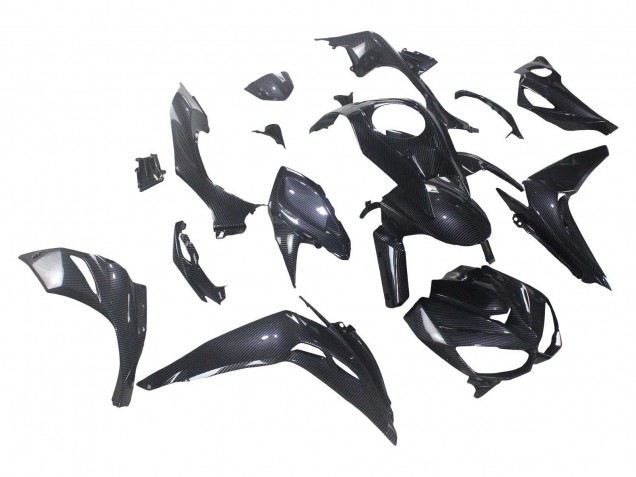 2014-2019 Kawasaki Z1000 Motorcycle Fairings - Black Carbon Fiber Australia