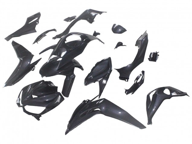 2014-2019 Kawasaki Z1000 Motorcycle Fairings - Black Carbon Fiber Australia