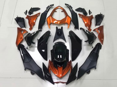 Affordable 2014-2019 Kawasaki Z1000 Motorcycle Fairings - Orange Glossy Black Matte Black Australia