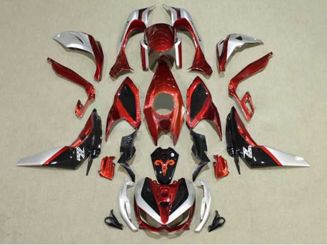 2014-2019 Kawasaki Z1000 Motorcycle Fairings - Red Silver Black Australia