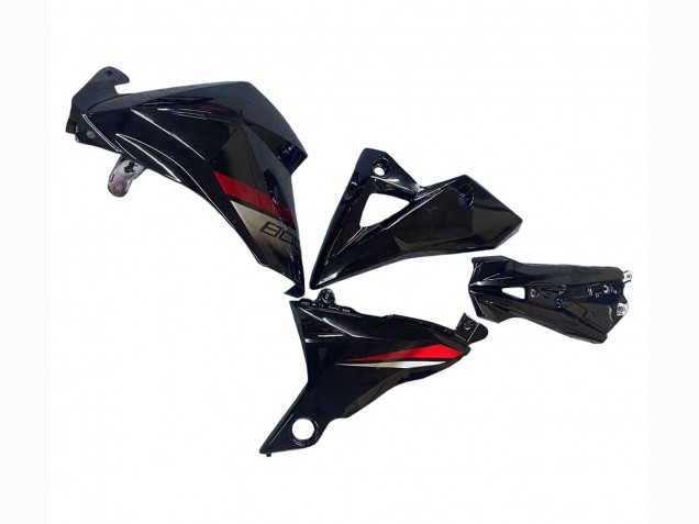 2013-2018 Kawasaki Z800 Motorcycle Fairings - Glossy Black Red Australia