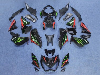 Affordable 2013-2018 Kawasaki Z800 Motorcycle Fairings - Black Red Green Australia