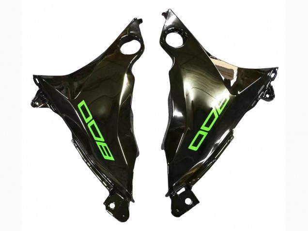 2013-2018 Kawasaki Z800 Motorcycle Fairings - Green Glossy Black Australia