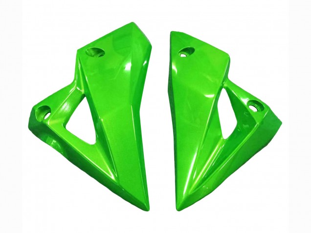 2013-2018 Kawasaki Z800 Motorcycle Fairings - Green Glossy Black Australia