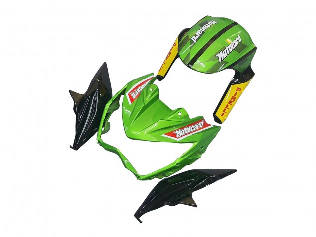 2013-2018 Kawasaki Z800 Motorcycle Fairings - Green Glossy Black Red Yellow Australia
