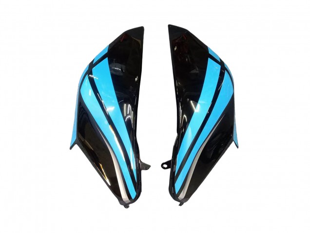 2013-2018 Kawasaki Z800 Motorcycle Fairings - Light Blue Glossy Black Australia