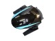 2013-2018 Kawasaki Z800 Motorcycle Fairings - Light Blue Glossy Black Australia