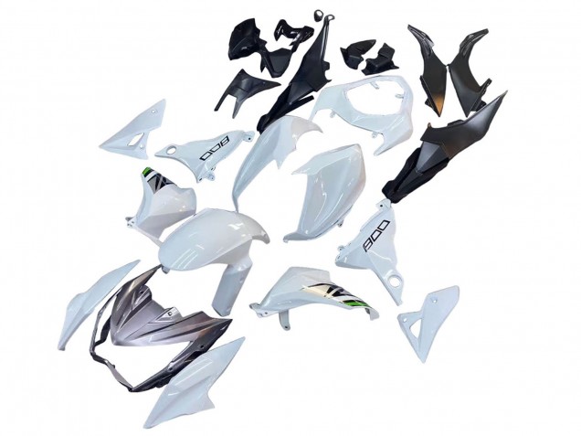 2013-2018 Kawasaki Z800 Motorcycle Fairings - White Green Silver Black Australia