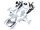 2013-2018 Kawasaki Z800 Motorcycle Fairings - White Green Silver Black Australia