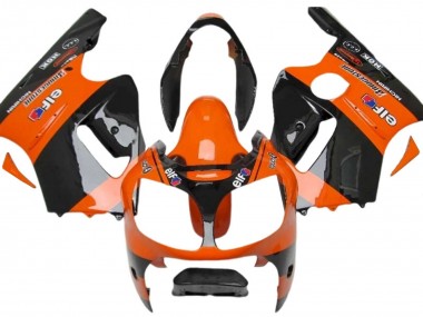 Affordable 2000-2001 Kawasaki ZX12R Motorcycle Fairings - Orange Black Elf Michelin Australia