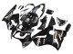 2000-2001 Kawasaki ZX12R Motorcycle Fairings - Glossy Black White Elf Snow Australia