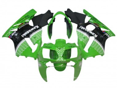 Affordable 2002-2006 Kawasaki ZX12R Motorcycle Fairings - Green Black White Australia