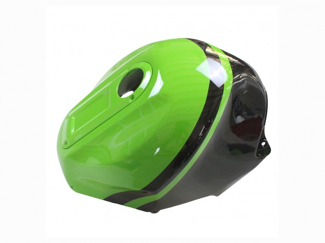 2002-2006 Kawasaki ZX12R Motorcycle Fairing - Green Glossy Black Elf Touch4 Monster Australia