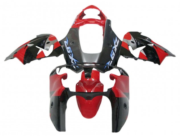 2002-2006 Kawasaki ZX12R Motorcycle Fairings - Red Black Blue Australia
