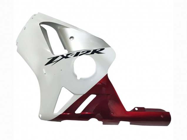 2002-2006 Kawasaki ZX12R Motorcycle Fairings - White Red Black Australia