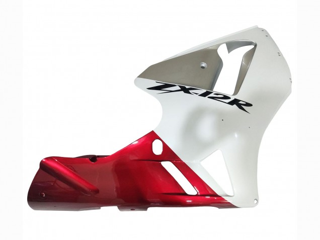 2002-2006 Kawasaki ZX12R Motorcycle Fairings - White Red Black Australia