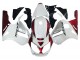 2002-2006 Kawasaki ZX12R Motorcycle Fairings - White Red Black Australia