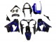 2000-2001 Kawasaki ZX9R Motorcycle Fairings - Glossy Black Blue Flame White Australia