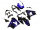 2000-2001 Kawasaki ZX9R Motorcycle Fairings - Glossy Black Blue Flame White Australia