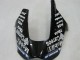 2000-2001 Kawasaki ZX9R Motorcycle Fairings - Glossy Black White West Australia