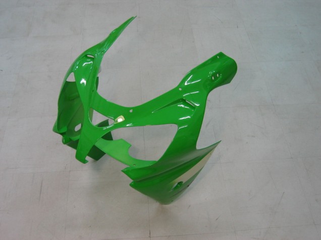 2000-2001 Kawasaki ZX9R Motorcycle Fairings - Green Silver Black Australia