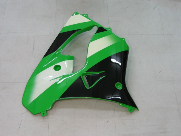 2000-2001 Kawasaki ZX9R Motorcycle Fairings - Green Silver Black Australia