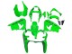 2000-2001 Kawasaki ZX9R Motorcycle Fairings - Green Australia