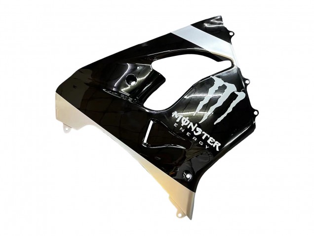 2002-2003 Kawasaki ZX9R Motorcycle Fairings - Silver Glossy Black Monster Elf Australia