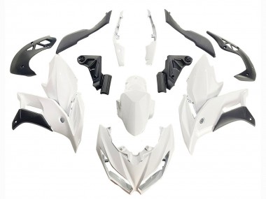 Affordable 2015-2021 Kawasaki Versys 650 Motorcycle Fairings - White Matte Black Australia