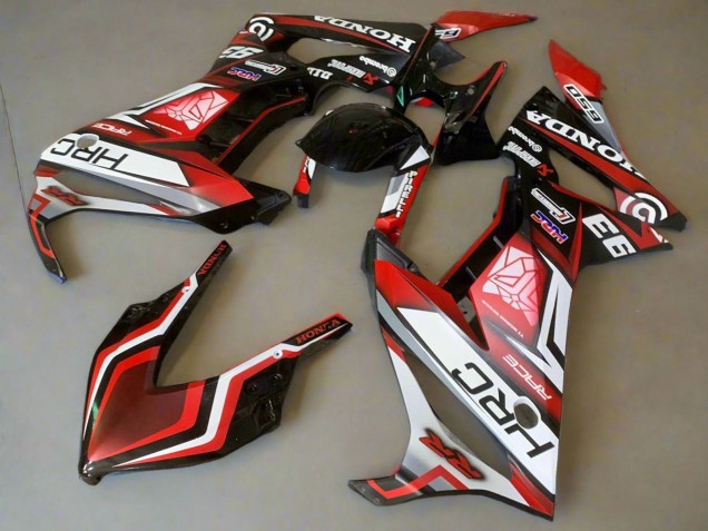 2019-2020 Honda CBR650R Motorcycle Fairings - White Red Glossy Black HRC Australia