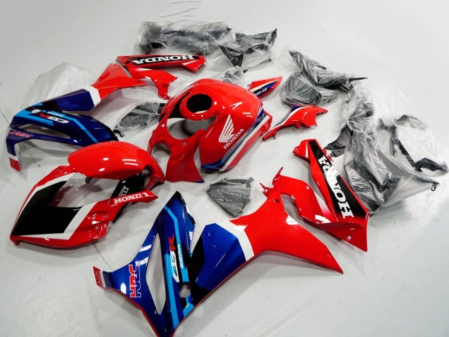 2021-2023 Honda CBR650R Motorcycle Fairings - Red Blue HRC Australia