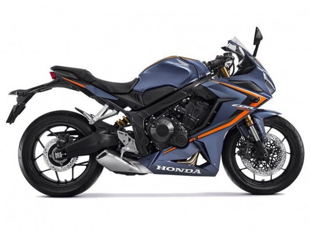 2021-2023 Honda CBR650R Motorcycle Fairings - Matte Dark Blue Orange Black Australia