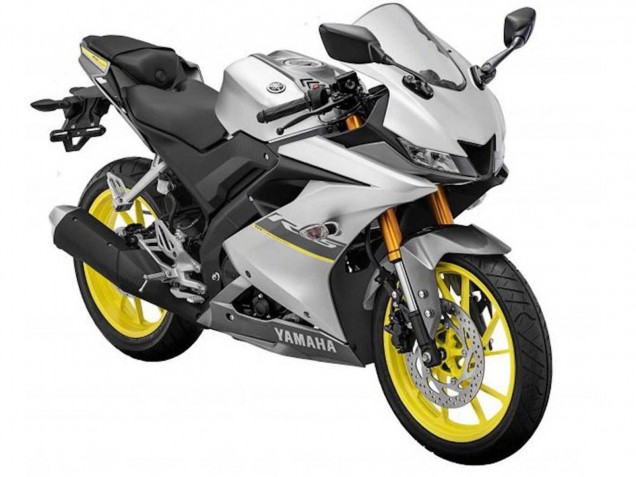 2018-2024 Yamaha YZF R15 Motorcycle Fairings - Matte Silver Yellow Australia