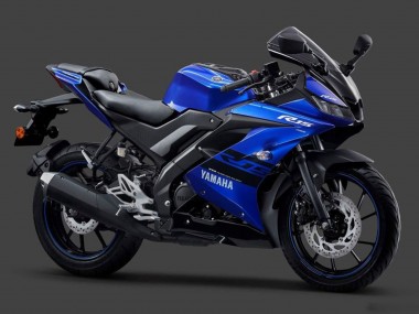 Affordable 2018-2024 Yamaha YZF R15 Motorcycle Fairings - Blue Black White Australia