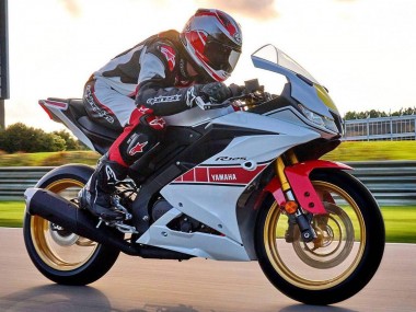 Affordable 2019-2024 Yamaha YZF R125 Motorcycle Fairings - White Red Yellow Australia
