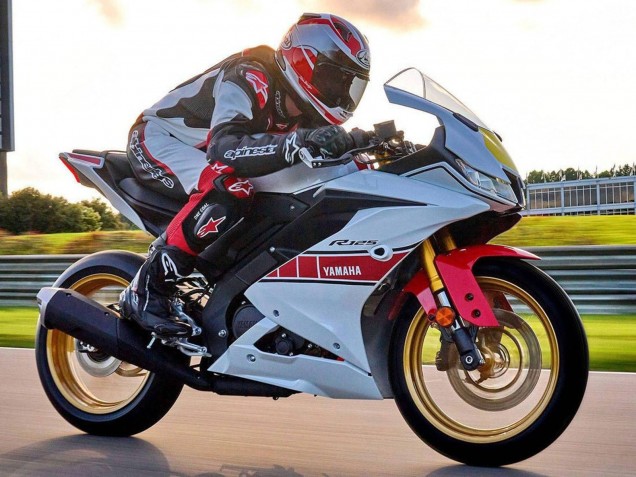 2019-2024 Yamaha YZF R125 Motorcycle Fairings - White Red Yellow Australia