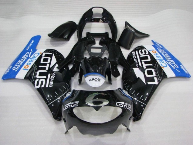 1995-1997 Aprilia RS250 Motorcycle Fairings - Glossy Black White Blue Lotus Australia