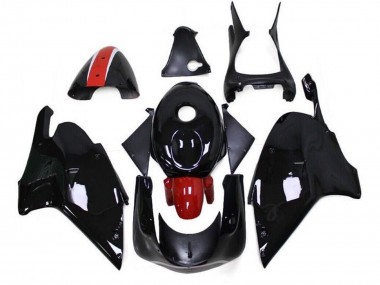 Affordable 1999-2004 Aprilia RS250 Motorcycle Fairings - Glossy Black Red Australia
