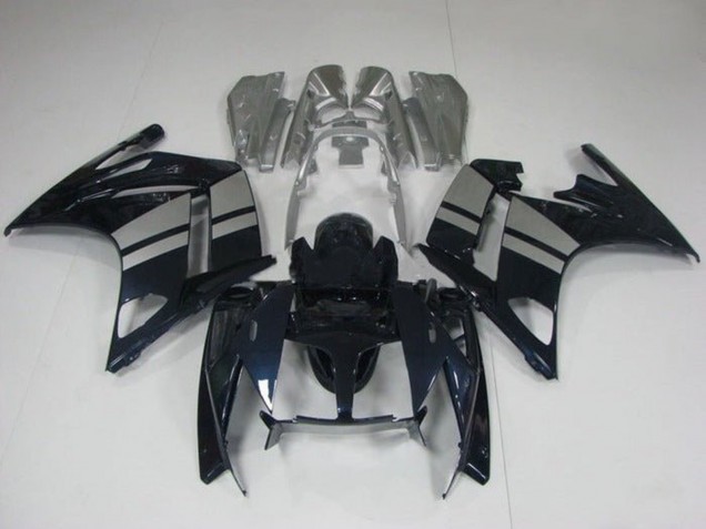 2013-2015 Yamaha FJR1300 Motorcycle Fairings - Glossy Black Silver Australia