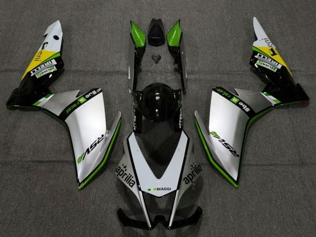 2009-2015 Aprilia RSV4 1000 Motorcycle Fairings - Silver Black Green Yellow Australia