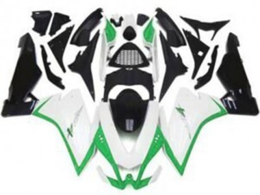 Affordable 2009-2015 Aprilia RSV4 1000 Motorcycle Fairings - White Green Black Australia