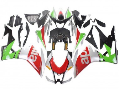 Affordable 2009-2015 Aprilia RSV4 1000 Motorcycle Fairings - Silver Red Green Australia