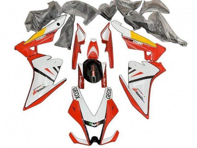 2009-2015 Aprilia RSV4 1000 Motorcycle Fairing - White Red Black Yellow Australia