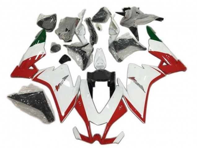 2009-2015 Aprilia RSV4 1000 Motorcycle Fairings - Red White Green Australia