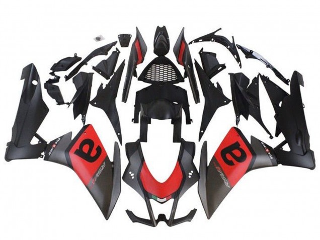 2009-2015 Aprilia RSV4 1000 Motorcycle Fairings - Matte Black Red Australia