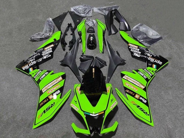 2009-2015 Aprilia RSV4 1000 Motorcycle Fairings - Green Black Australia